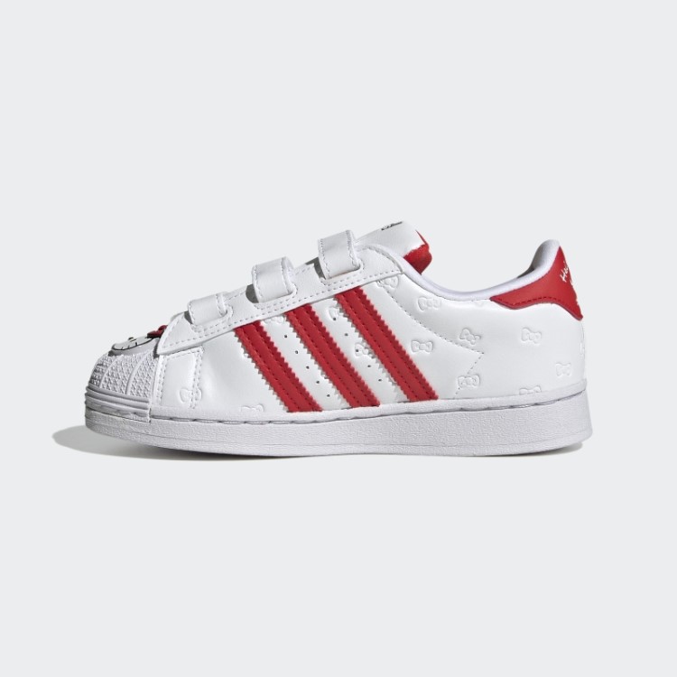 Sapatos Hello Kitty Superstar Adidas Branco