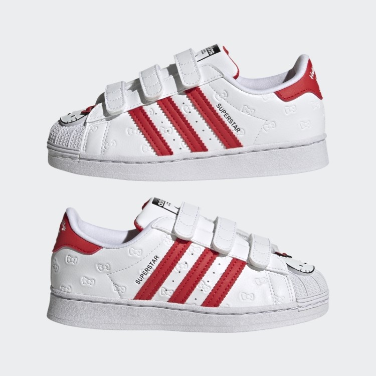 Sapatos Hello Kitty Superstar Adidas Branco