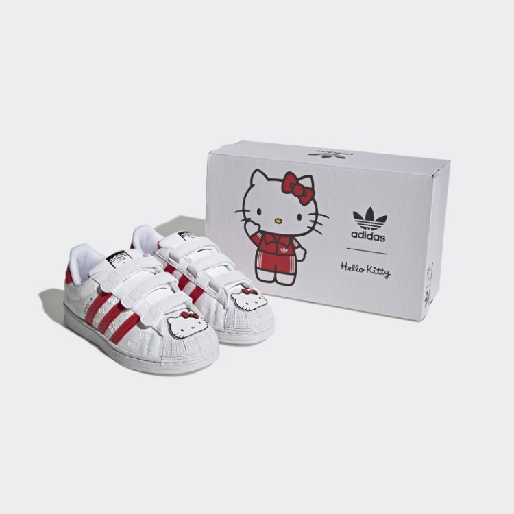 Sapatos Hello Kitty Superstar Adidas Branco