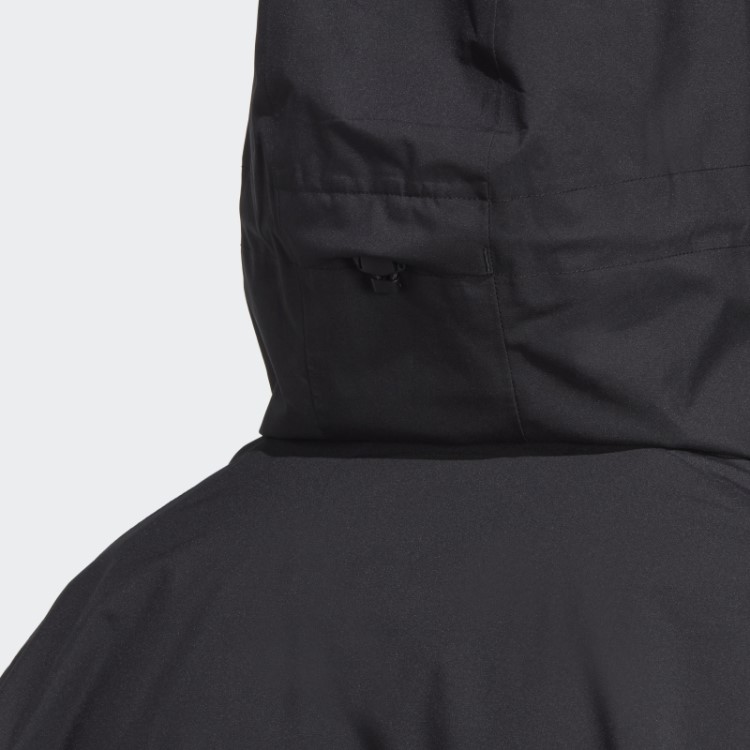 Jaqueta De Chuva De 2,5 Camadas Adidas Black Terrex Multi Rain.rdy