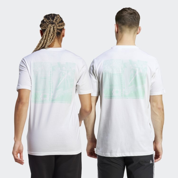 Camiseta Com Estampa De Ciclismo Adidas (gênero Neutro) Branca
