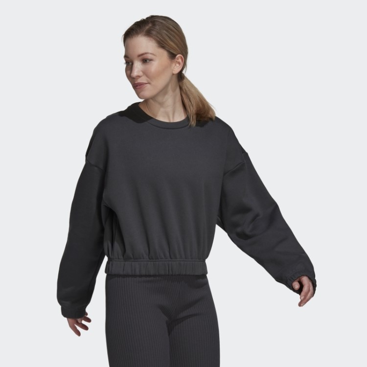Moletom Solto Adidas Carbon Studio Lounge