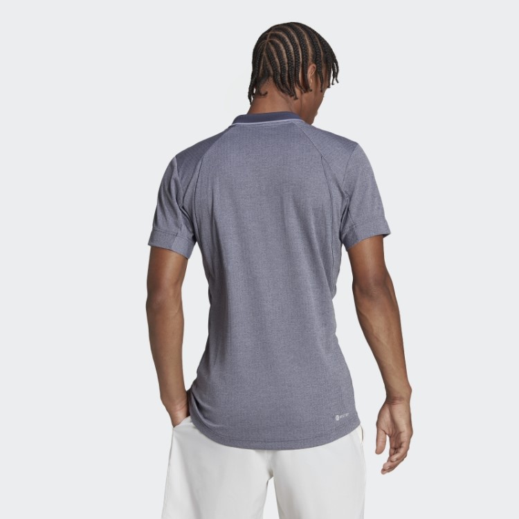 Camisa Polo Adidas Freelift Azul Marinho