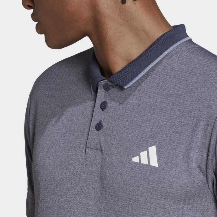 Camisa Polo Adidas Freelift Azul Marinho