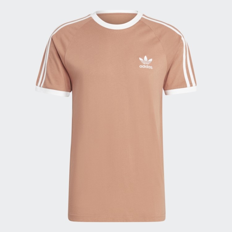 Camiseta Com As Três Listras Clay Adicolor Classics Adidas