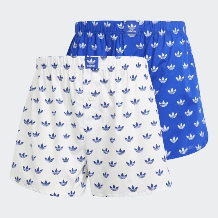 Cueca Boxer Multicolor Comfort Core De Algodão (2 Pares) Adidas