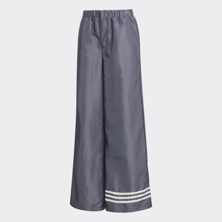 Adidas Calça De Treino De Perna Larga Preta