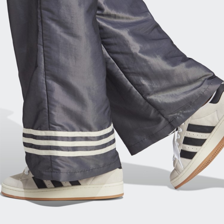 Adidas Calça De Treino De Perna Larga Preta