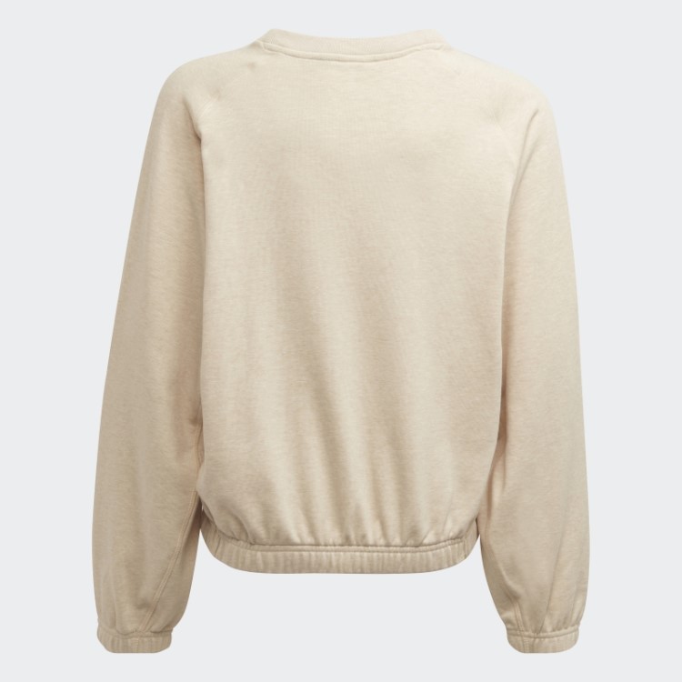 Studio Lounge Botanical Dye Sport Crew Sweatshirt Botânico Bege Mel Adidas