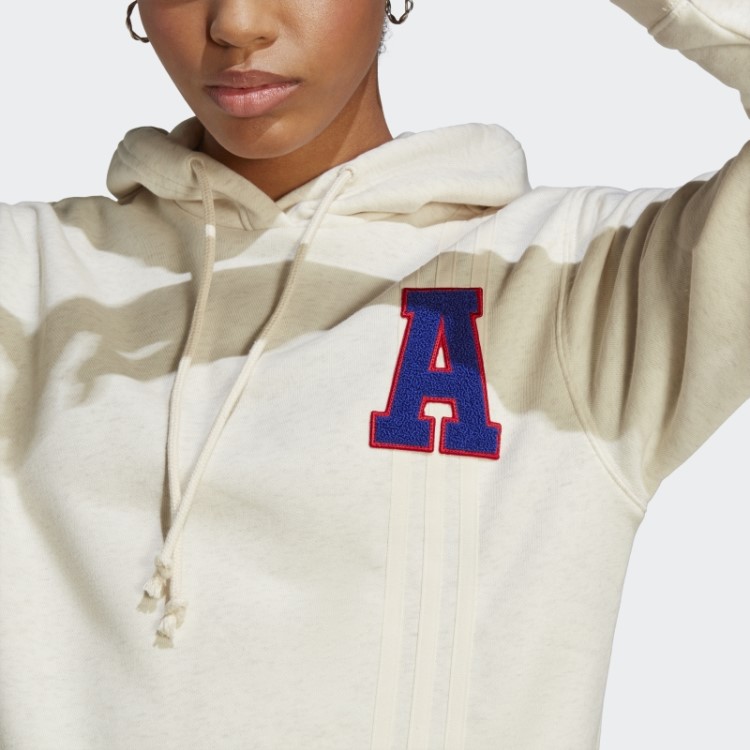 Originals Moletom Com Logo Pequeno Adidas Branco Mel
