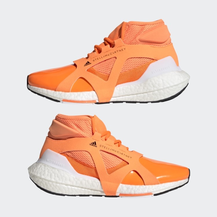 Laranja Adidas By Stella Mccartney Ultraboost 21 Tênis De Corrida Quente