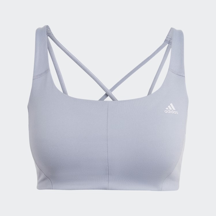 Sutiã De Suporte Médio Coreflow Violeta Prateado Adidas