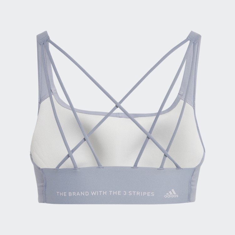 Sutiã De Suporte Médio Coreflow Violeta Prateado Adidas