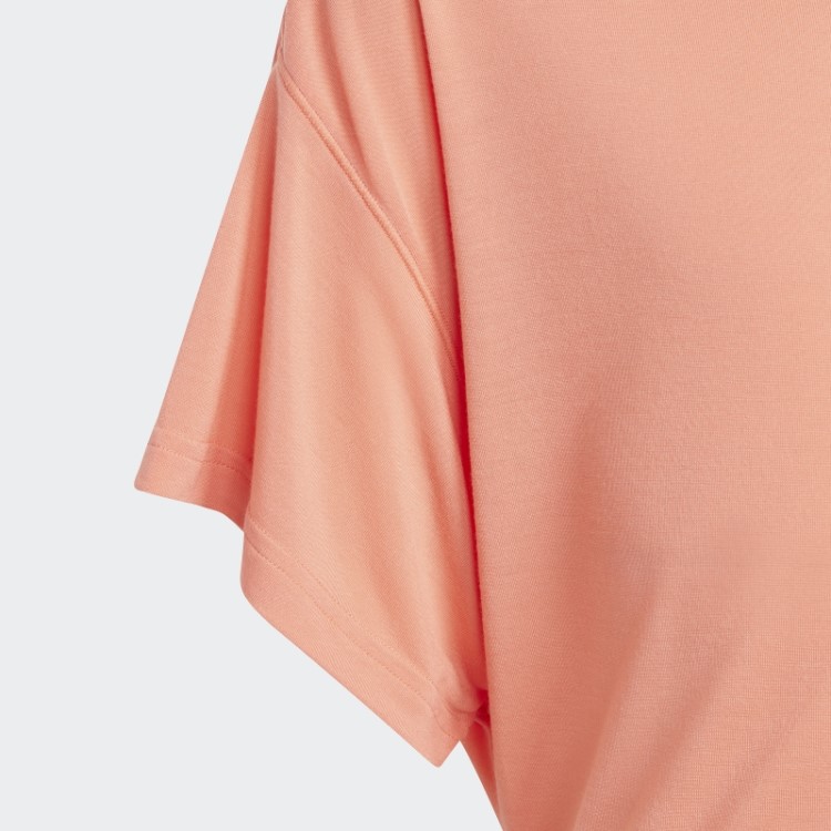 Camiseta Soltinha Adidas Yoga Aeroready Coral