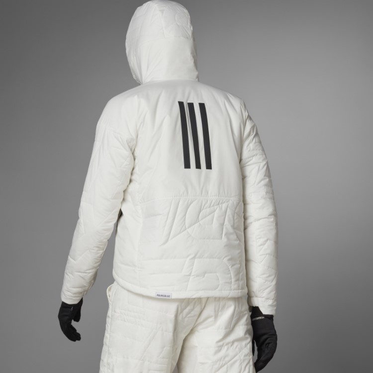 Jaqueta Acolchoada Com Capuz Adidas Terrex Myshelter Primaloft Fashion Não Tingida