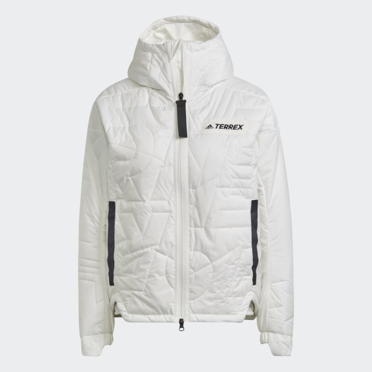 Jaqueta Acolchoada Com Capuz Adidas Terrex Myshelter Primaloft Fashion Não Tingida