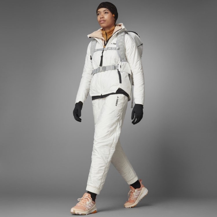 Jaqueta Acolchoada Com Capuz Adidas Terrex Myshelter Primaloft Fashion Não Tingida