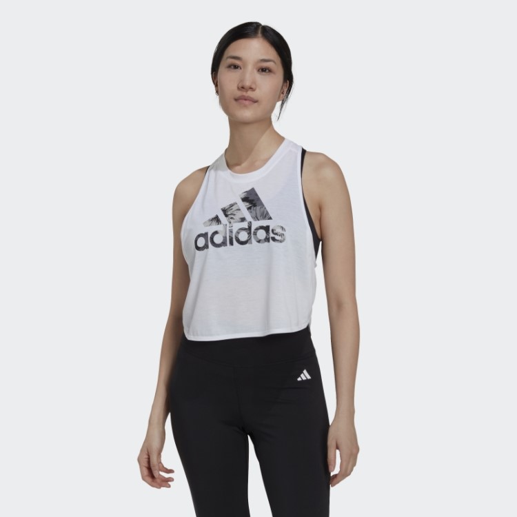 Adidas Aeroready Made For Training Regata Floral Branca