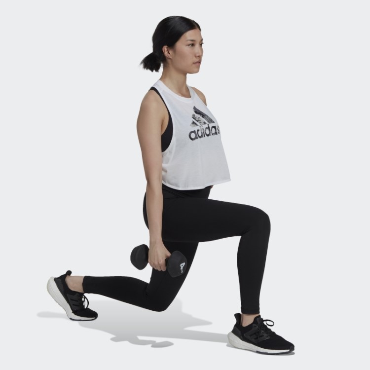Adidas Aeroready Made For Training Regata Floral Branca