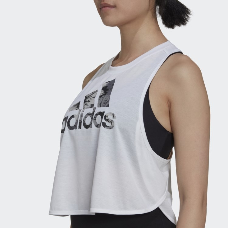 Regata Branca Adidas Aeroready Made For Training Floral