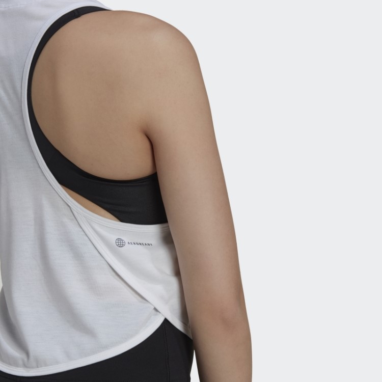 Regata Branca Adidas Aeroready Made For Training Floral