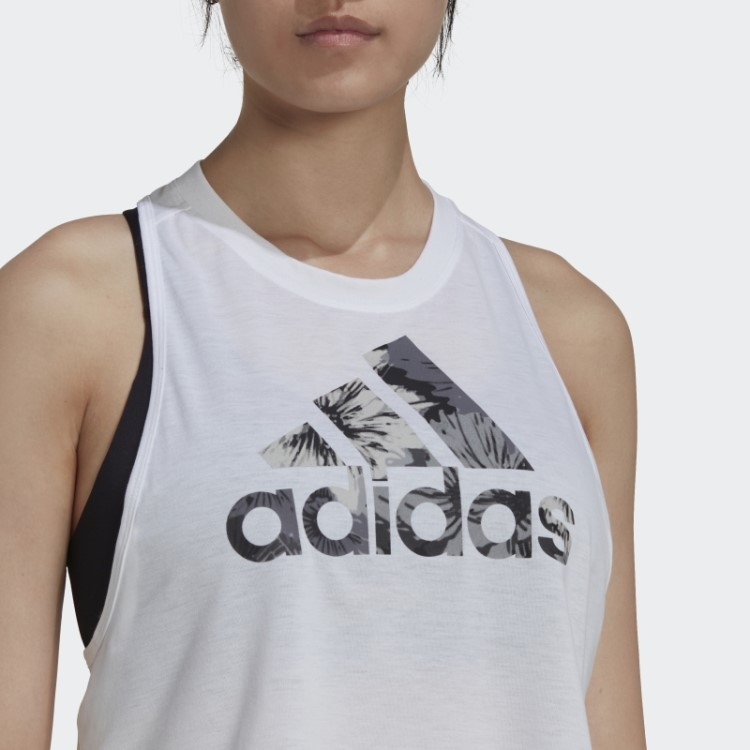 Regata Branca Adidas Aeroready Made For Training Floral