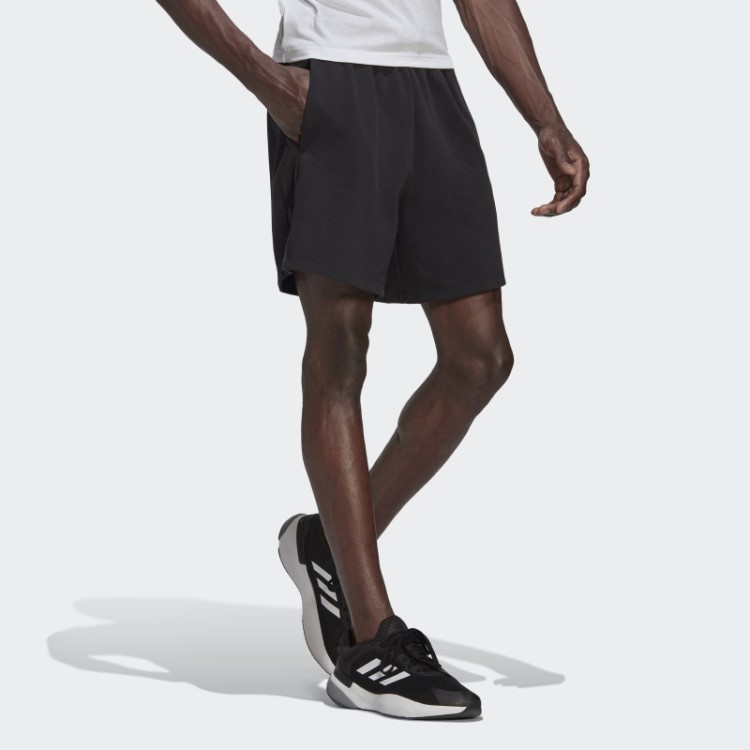 Bermuda De Ioga Preta Adidas Aeroready