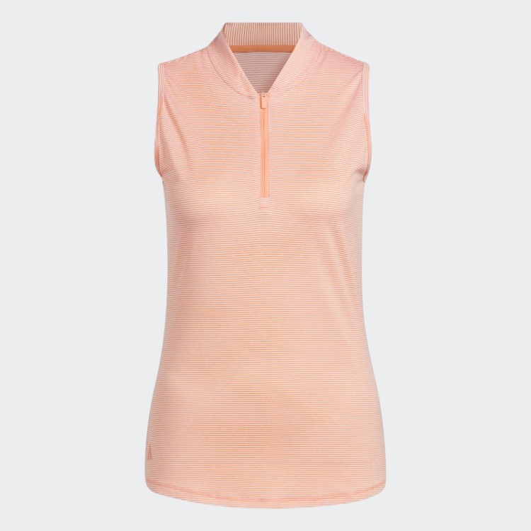 Camisa Polo De Golfe Sem Manga Otomana Coral Bicolor Adidas