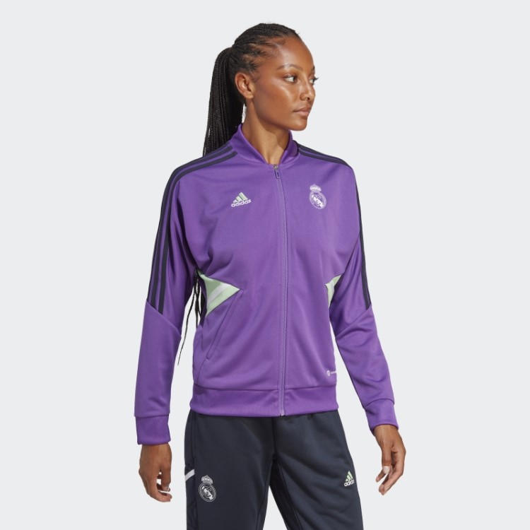 Real Madrid Condivo 22 Pista De Treinamento Top Roxo Adidas