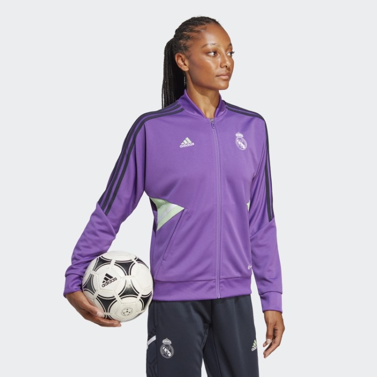 Real Madrid Condivo 22 Pista De Treinamento Top Roxo Adidas