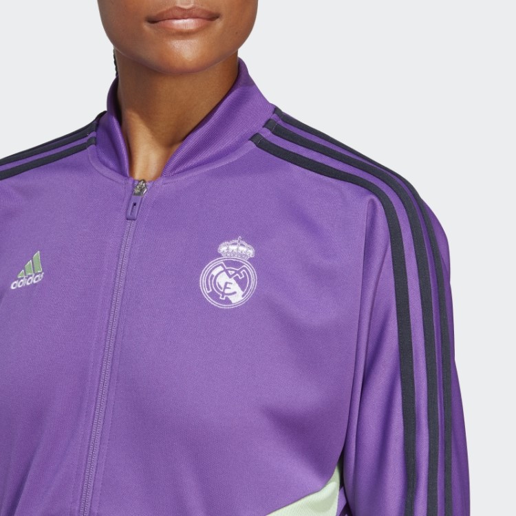 Real Madrid Condivo 22 Pista De Treinamento Top Roxo Adidas
