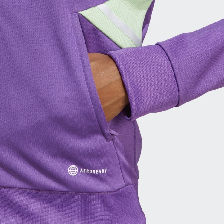 Real Madrid Condivo 22 Pista De Treinamento Top Roxo Adidas