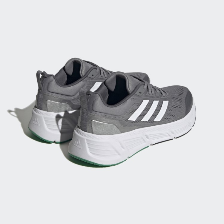 Tênis De Corrida Adidas Cinza Questar