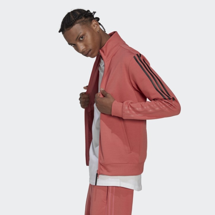 Top De Corrida Justinho Vermelho Com As 3 Listras Adidas