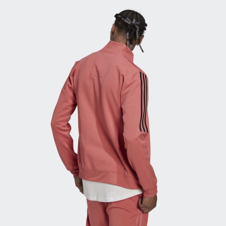 Top De Corrida Justinho Vermelho Com As 3 Listras Adidas