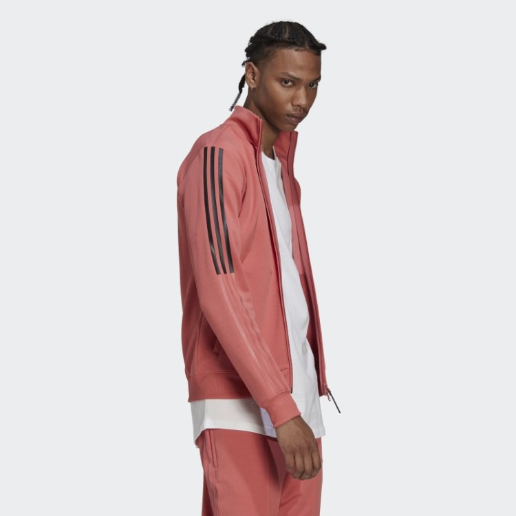 Top De Corrida Justinho Vermelho Com As 3 Listras Adidas