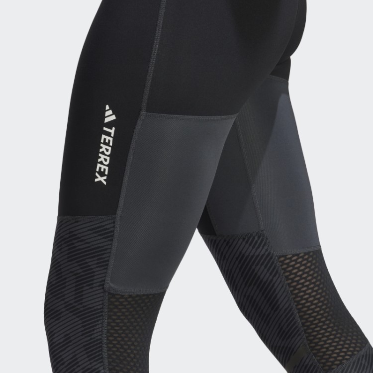 Leggings De Corrida Terrex Agravic Adidas Carbon