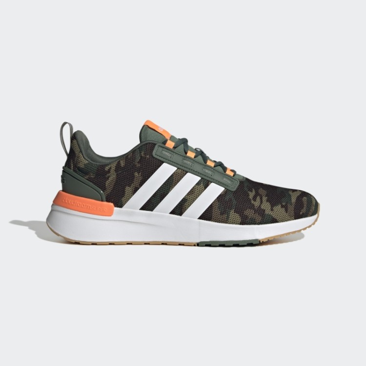Tênis De Corrida Racer Tr21 Cloudfoam Estilo De Vida Verde óxido Adidas