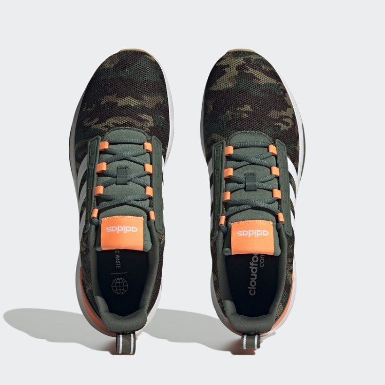 Tênis De Corrida Racer Tr21 Cloudfoam Estilo De Vida Verde óxido Adidas