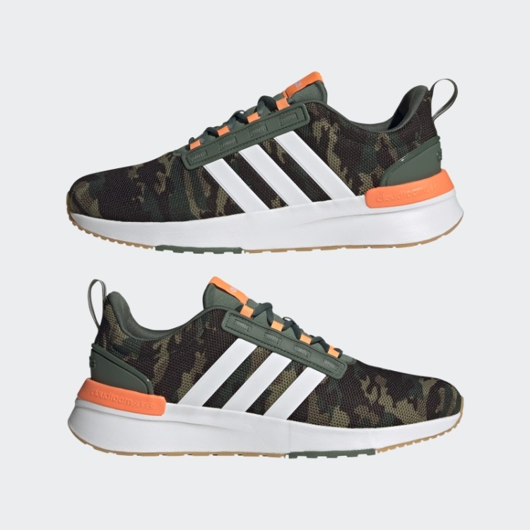Tênis De Corrida Racer Tr21 Cloudfoam Estilo De Vida Verde óxido Adidas