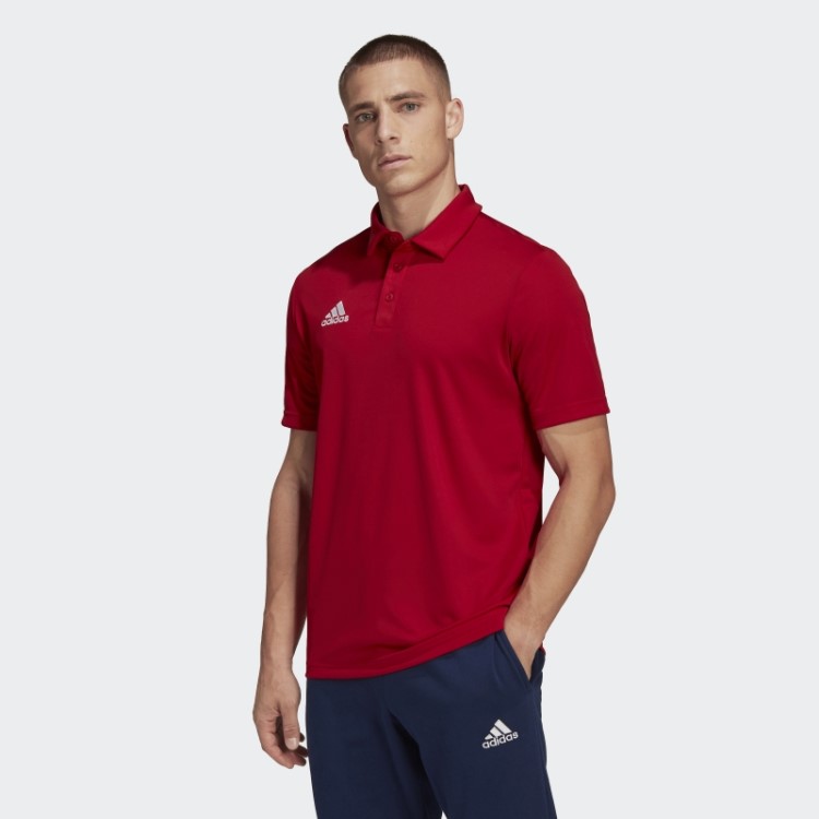 Camisa Pólo Entrada 22 Vermelha Adidas