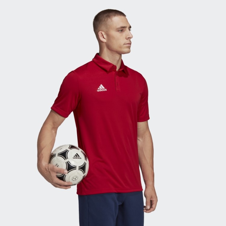 Camisa Pólo Entrada 22 Vermelha Adidas