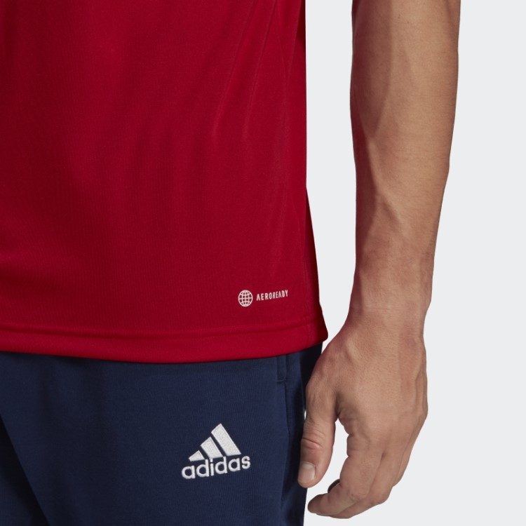 Camisa Pólo Entrada 22 Vermelha Adidas