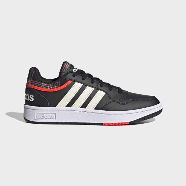 Aros 3.0 Estilo De Vida Basquete Baixo Clássico Sapatos Vintage Adidas Preto