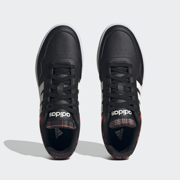 Aros 3.0 Estilo De Vida Basquete Baixo Clássico Sapatos Vintage Adidas Preto