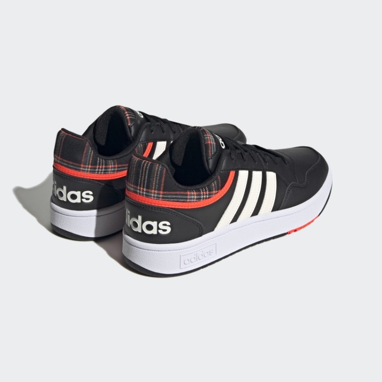 Aros 3.0 Estilo De Vida Basquete Baixo Clássico Sapatos Vintage Adidas Preto