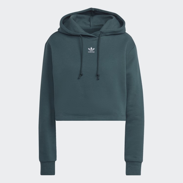 Moletom De Lã Com Capuz Verde Mineral Adicolor Essentials Adidas
