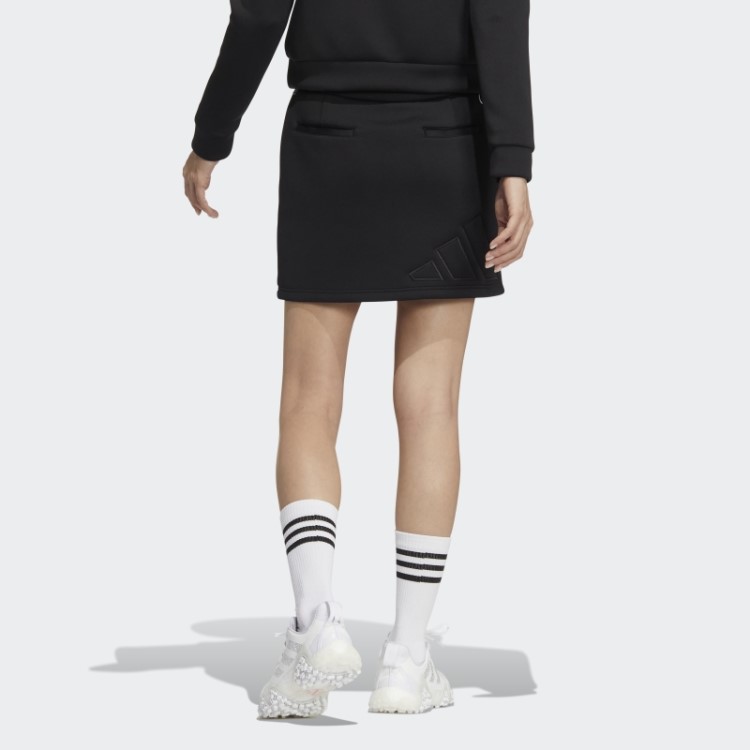 Saia 3 Barras Adidas Preta