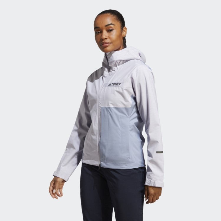 Adidas Terrex Multi Rain.rdy Jaqueta De Chuva De 2,5 Camadas Silver Dawn