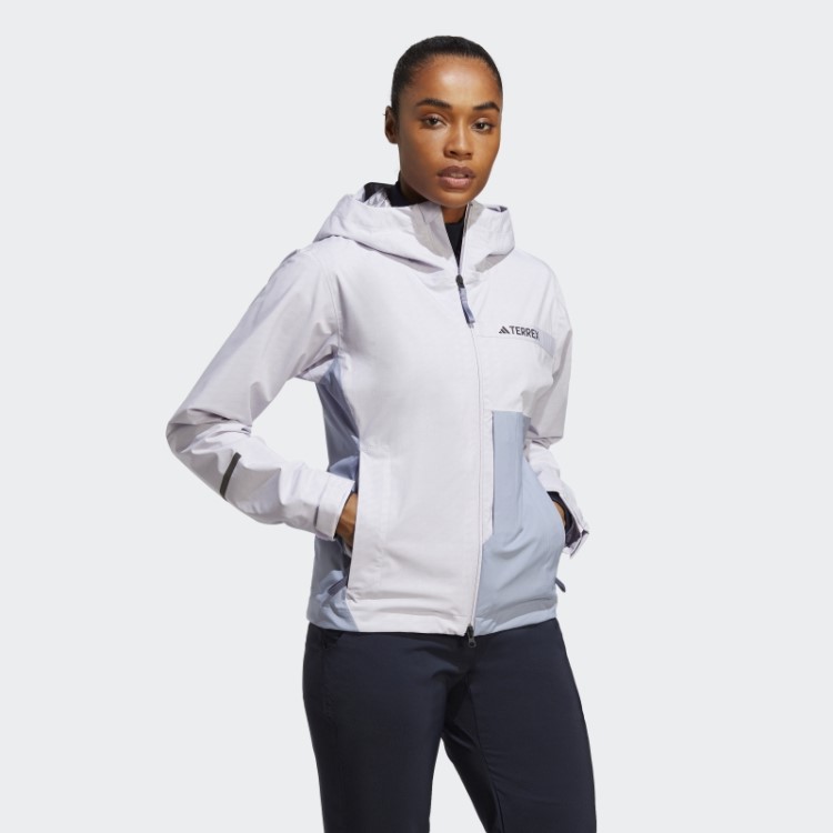 Adidas Terrex Multi Rain.rdy Jaqueta De Chuva De 2,5 Camadas Silver Dawn